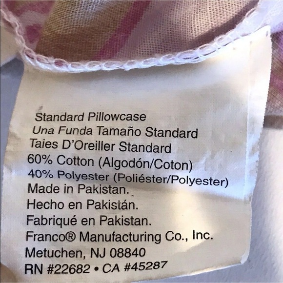 Disney Fairies Tinkerbell Floral Twin Pillowcase - Picture 4 of 5